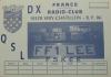 La QSL d'origine janvier 1982...